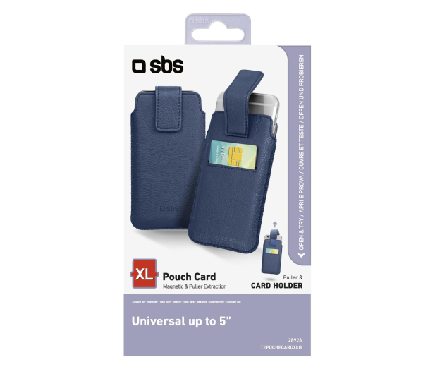 Etui uniwersalne XL niebieskie  - 1450447 - zdjęcie 2
